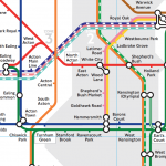 London Paddington Tube Map